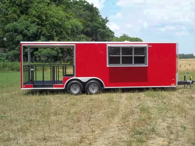 2025 Covered Wagon 8.5x20 BBQ Porch Concession Trailer - Byron, GA