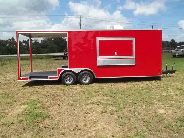 2025 Covered Wagon 8.5x20 Enclosed BBQ Porch Trailer - Make Offer