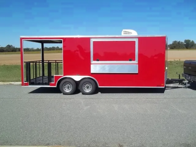 Ready for Business: 2025 8.5x20 BBQ Porch Concession Trailer