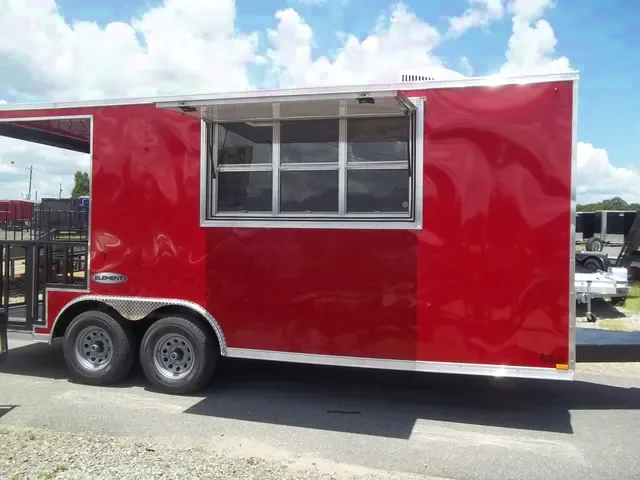2025 Covered Wagon 8.5x20 BBQ Porch Concession Trailer