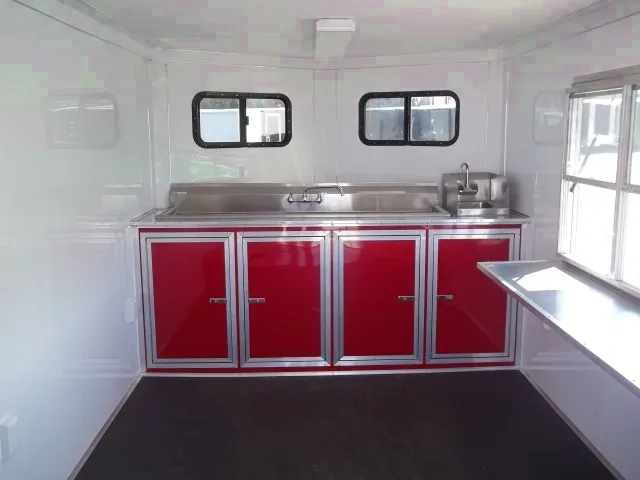 2025 Covered Wagon 8.5x20 BBQ Porch Concession Trailer - Make Offer