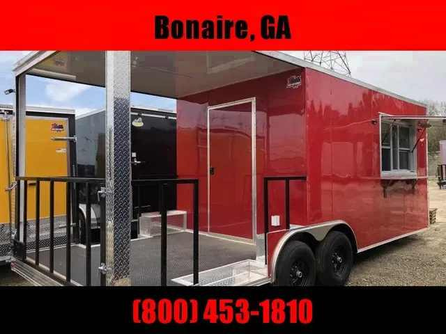 2025 Empire Cargo 8.5x22 Concession Trailer with 8' Porch - Inquire for Details