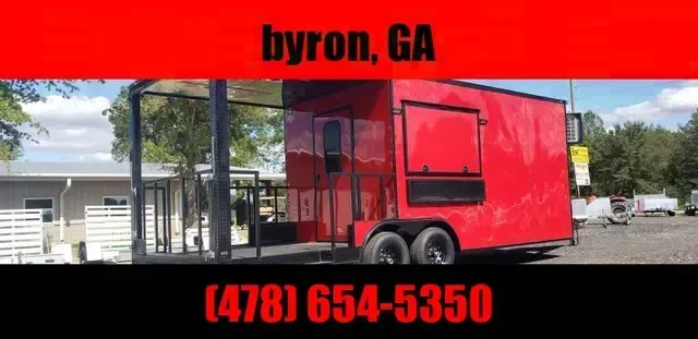 bbq trailer 8x22 Concession 14 box 8 Porch Vending / cargo Trailer