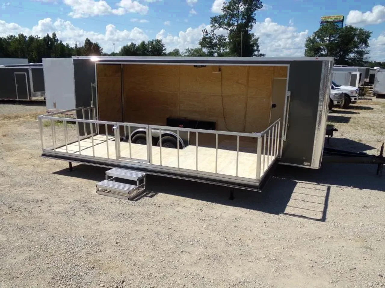 Concession/Vending 2025 8.5X24 Freedom Trailers 8X24 stage event vending concert trailer -STAGE8524-087522 8.5 ft. x24 ft.