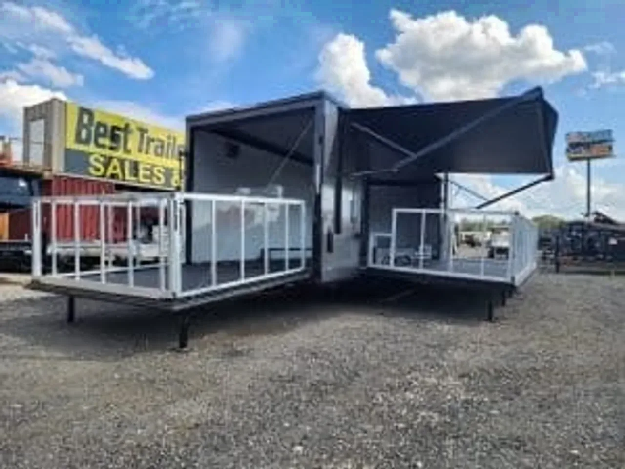 Concession/Vending 2026 8.5X24 Freedom Trailers 8.5X24 portable stage event concert trailer -STAGE8524-088856 8.5 ft. x24 ft.