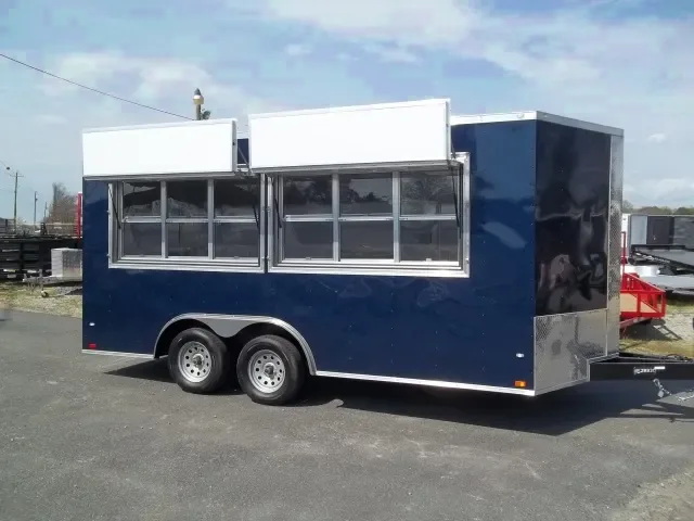 2025 Covered Wagon 8x16 Finished 2-Window Concession Trailer - Make Offer