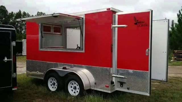 RED 6X12 TA CONCESSION TRAILER