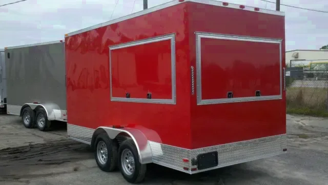RED 7X16 CONCESSION TRAILER