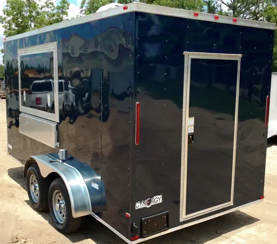 BLUE 7X14 CONCESSION TRAILER