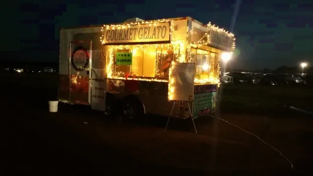 8.5 X 16 TA LIGHTED CONCESSION TRAILER