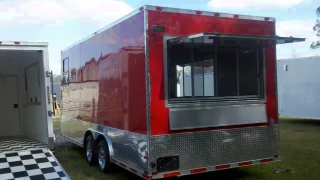 8.5 X 20 CONCESSION TRAILERS RED/ATP.