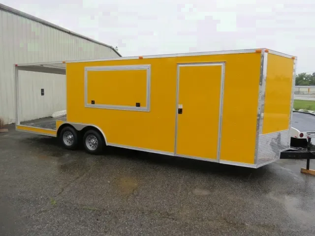 8.5 26 BBQ CONCESSION TRAILER V-NOSE