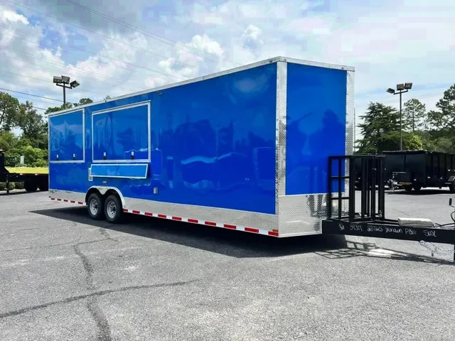 2025 Quality Cargo 8.5 x 28 Blue Concession Trailer - Make an Offer