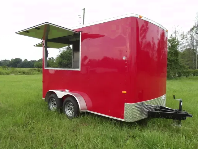 12FT CONCESSION TRAILER W/2 VENDING WINDOWS