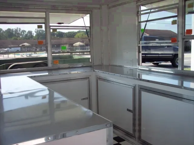 14ft White Concession Trailer Ready To Go To Work