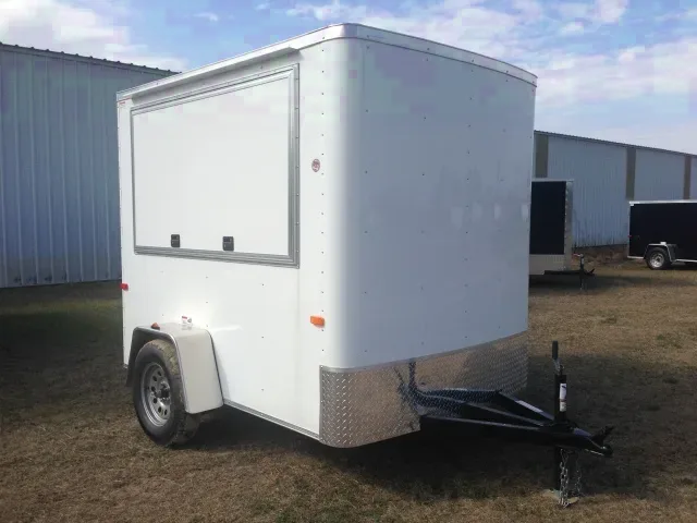 8ft Concession Trailer - Aluminum Walls &Ceiling