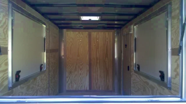 Black 12ft T.A. CONCESSION TRAILER
