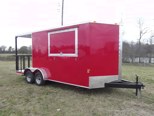 18ft BBQ Concession Trailer- Insulated - Electrical