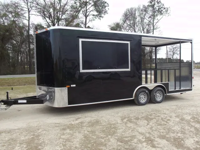 20ft Porch Concession - Electrical Package - Black