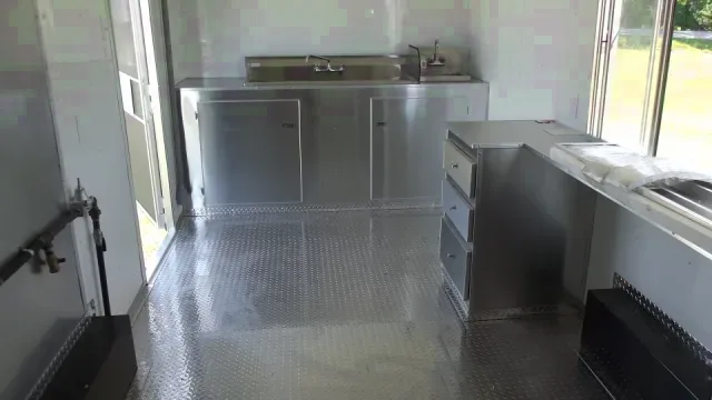 White TA 20ft Concession Trailer w/Finished Interior