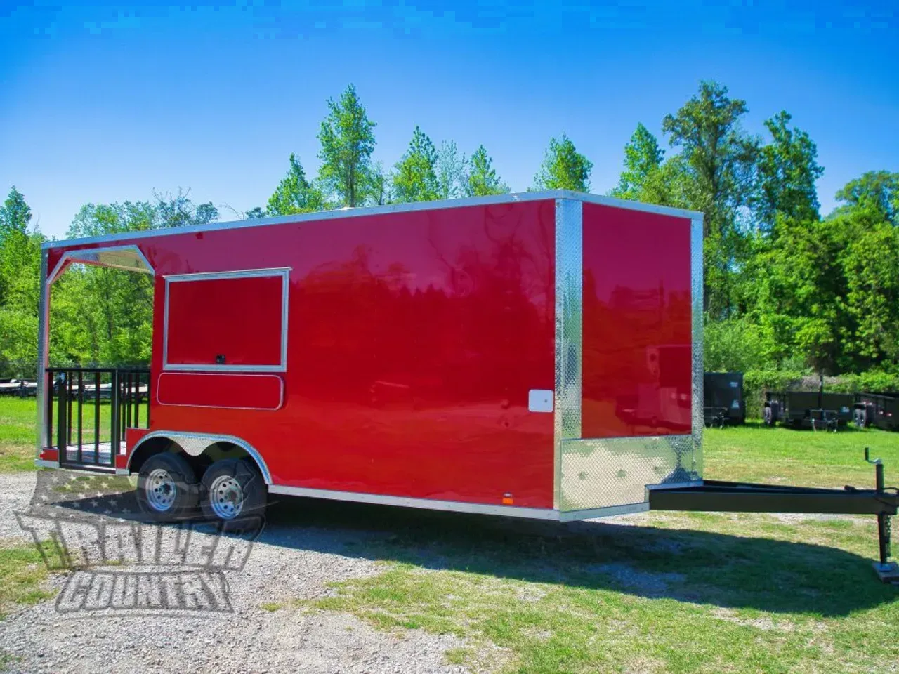 2026 Elite Cargo Trailers 8.5x20 BBQ PORCH CONCESSION TRAILER