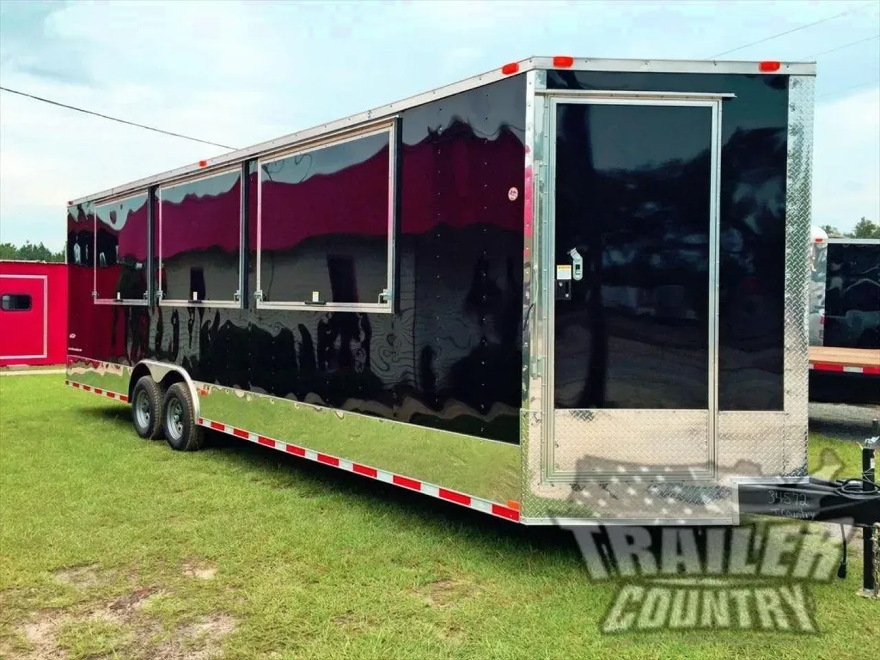 2026 New Heavy Duty Elite Series Model 8.5 x 28 Tandem Axle, V-Nosed Enclosed Trailer w/ Vending Options
