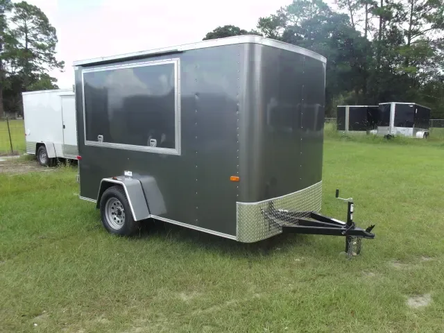 Charcoal 10ft SA Concession Trailer