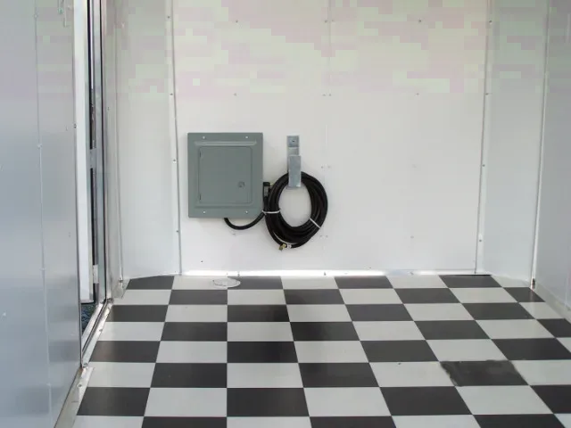 Yellow Flat Front 10ft Concession Trailer