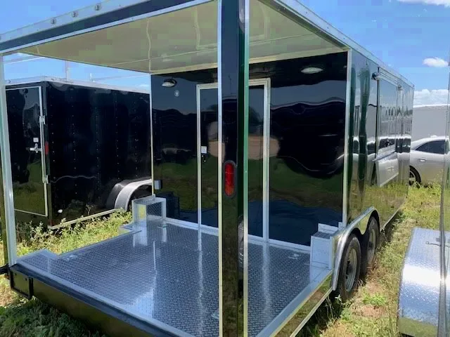 26ft Smoke House BBQ Porch Concession Trailer