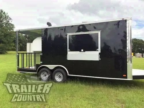 2026 Brand New 8.5 x 20 Fully Loaded Wood Fired Pizza Oven Trailer