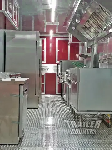 8.5 X 30 V-Nosed Enclosed Mobile Kitchen Trl