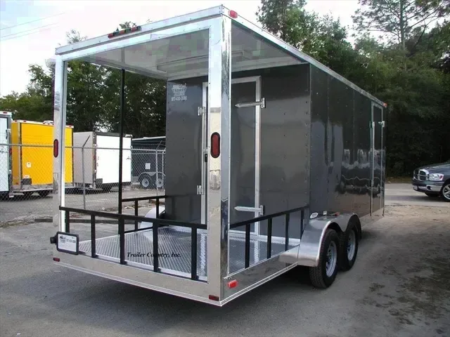 2026 NEW 7x20 Mobile Kitchen/Concession with 6ft Porch You PICK COLOR