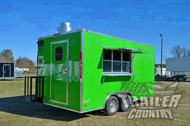 2026 NEW 8.5 x 16 w/Finished Interior, Electrical Package, Sink Package, Range Hood