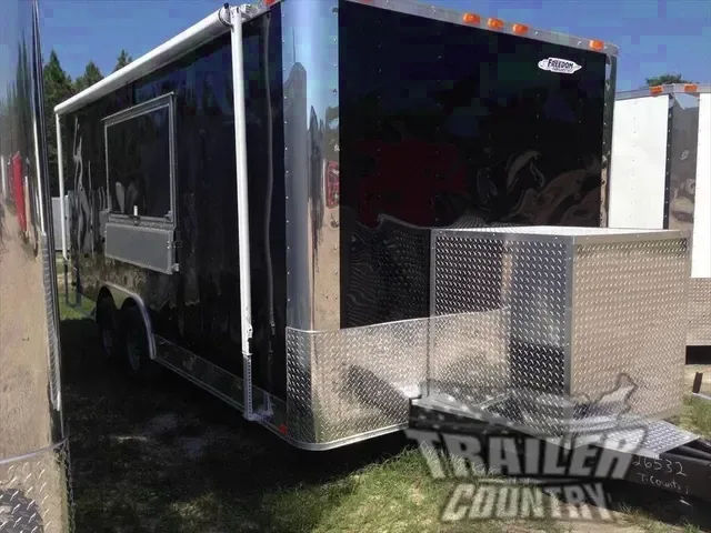 2026 Freedom Trailers NEW 8.5 x 18 Enclosed Mobile Kitchen Food Vending Trailer