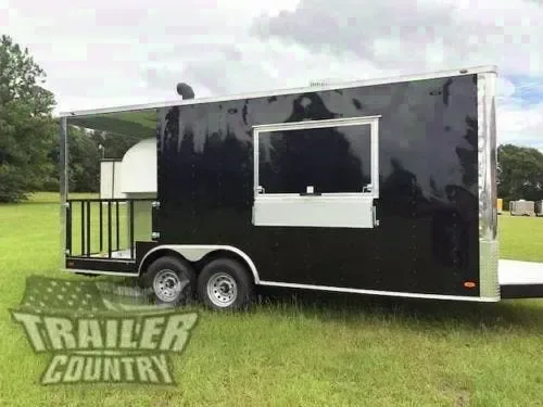 2026 Brand New 8.5 x 20 Fully Loaded Wood Fired Pizza Oven Trailer