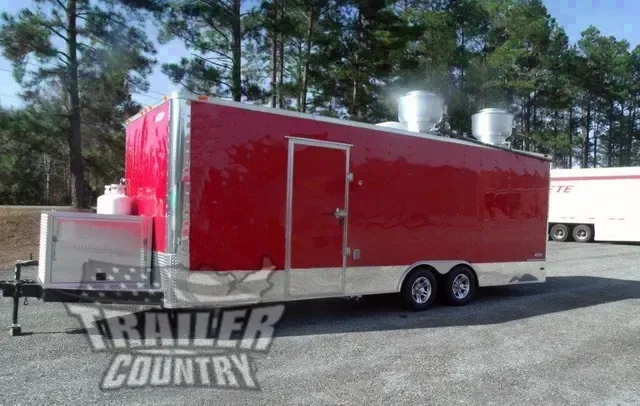 2026 NEW 8.5 x 24 Concession LOADED w/options including Fire Suppression & Propane