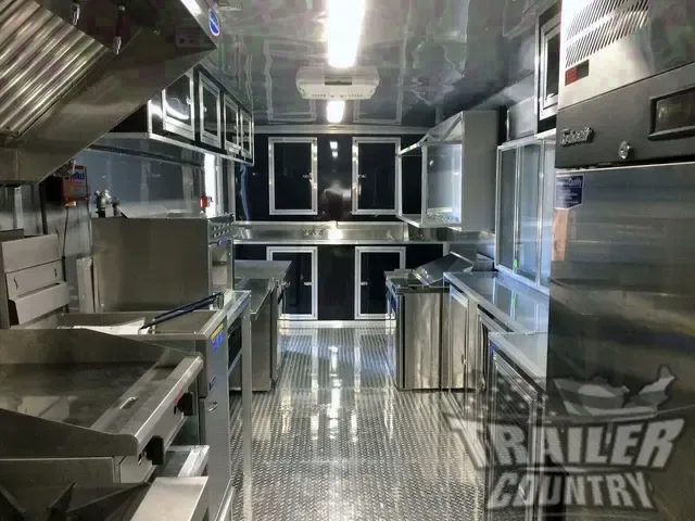 2026 NEW Model 8.5 x 28 Concession Trailer, Fully Loaded w/Equipment, Porch, Appliances