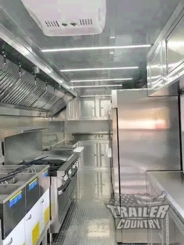 2026 NEW 30' Concession Trailer, Fully Loaded w/Equipment & Appliances & Finished Interior