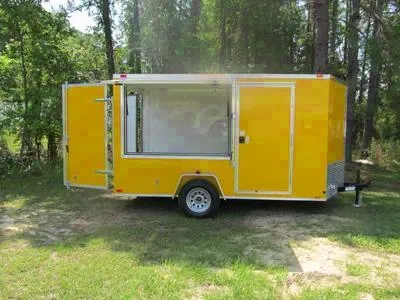 16ft Concession Trailer with One Concession Window