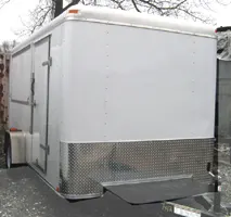 12ft White Concession Trailer