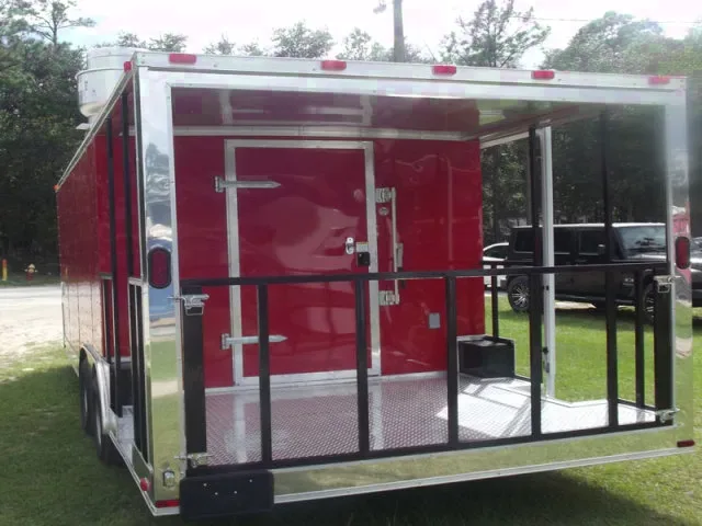 20ft porch concession trailer -bbq