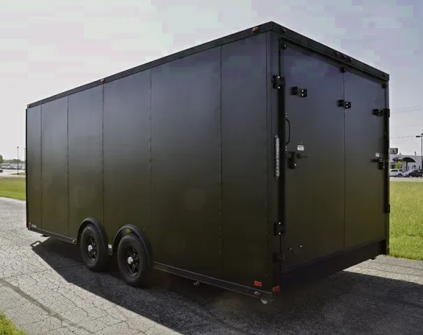 24ft Flat Black Stage Trailer