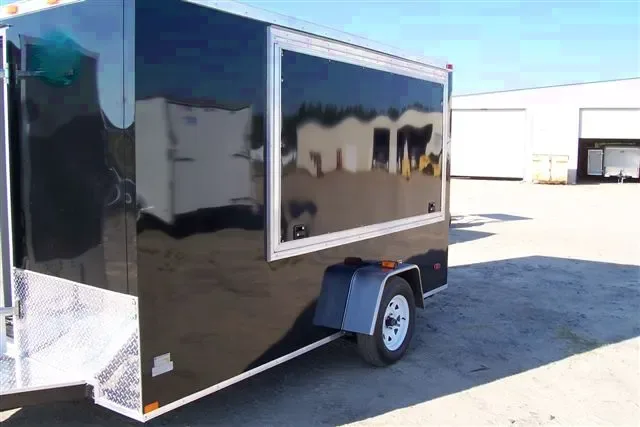 12FT SINGLE 3500LB AXLE VENDING TRAILER