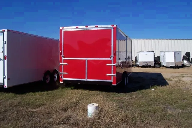 20FT RED VENDING TRAILER