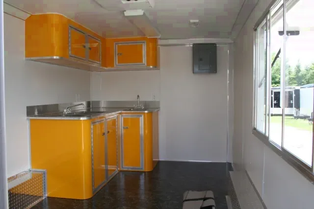 14ft Yellow Concession w/Electrical Package