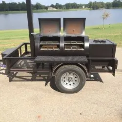 4ft BBQ Smoker Trailer