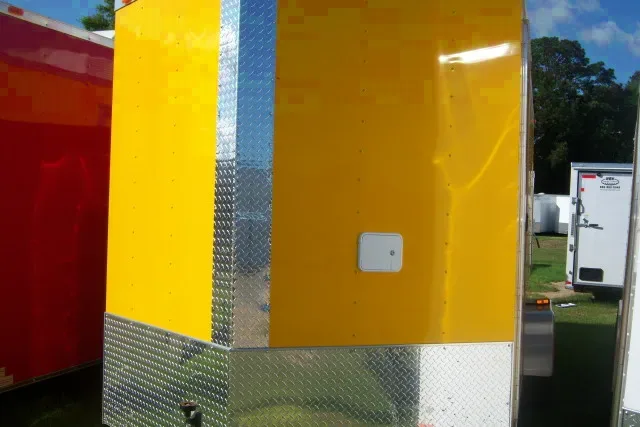 Yellow 16ft Concession-Finished Interior