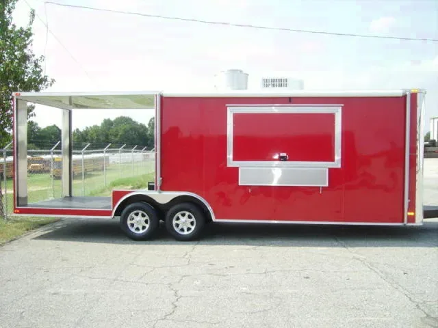 24ft BBQ Concession Trailer