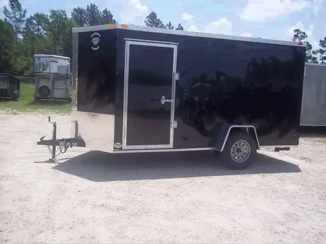 12FT BLACK CONCESSION TRAILER