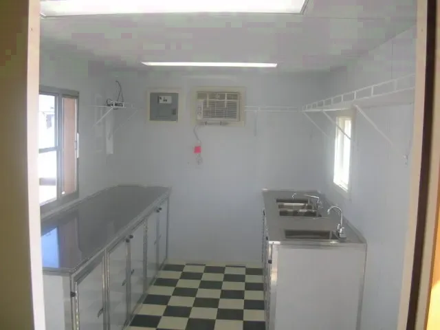 20ft  BBQ  Concession Trailer-Finished Interior